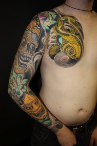 Tattoo Asia Hennya Sleeve Arm Brust