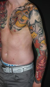 Tattoo Arm brust Hennay Sleeve Drache Dragon