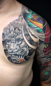 Tattoo Asia hennay sleeve arm brust